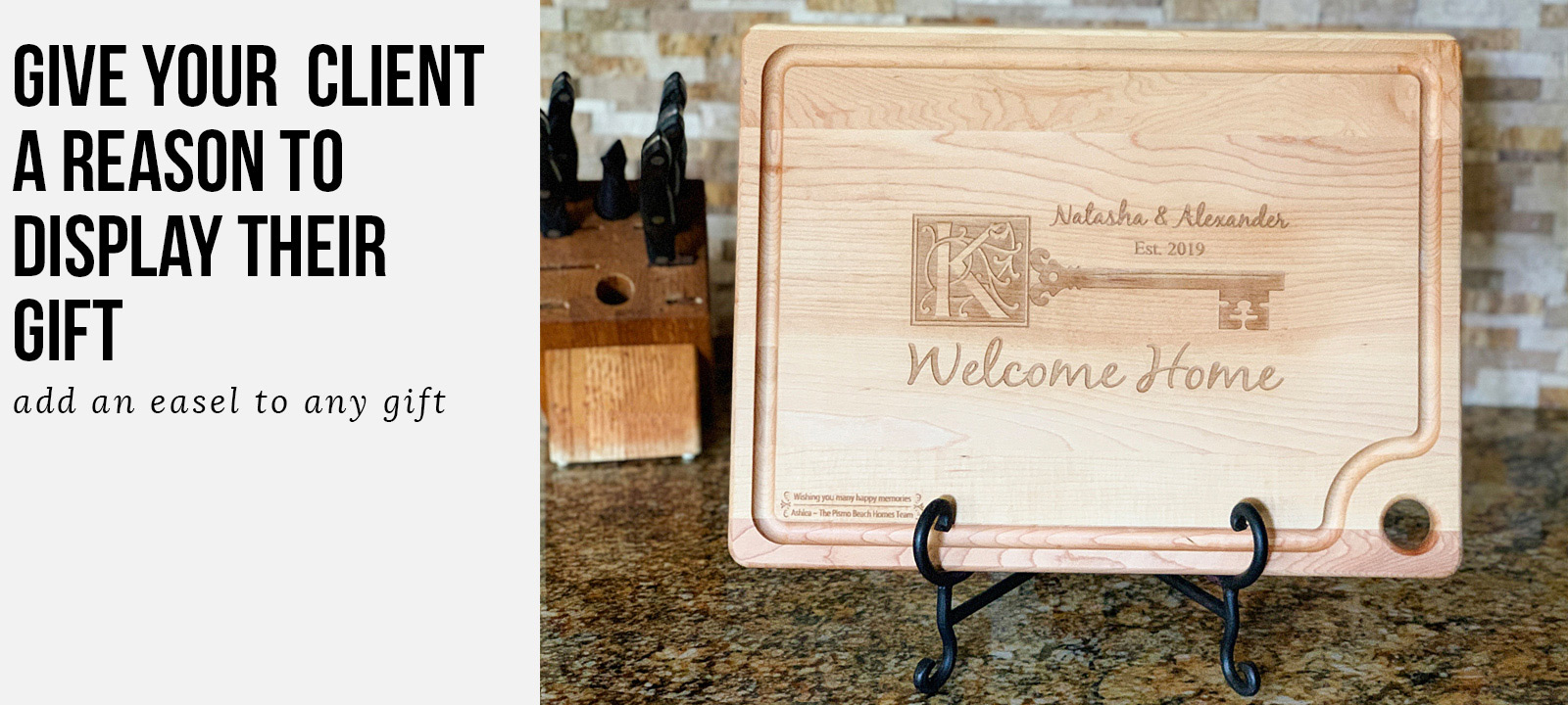 New Home, New Memories Personalized Maple Cutting Boards